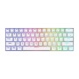 Teclado Savio WHITEOUT X2 BLUE Branco Qwerty US | Tienda24 Tienda24.eu