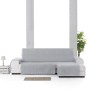 Housse pour chaise longue accoudoir court droit Eysa LEVANTE Gris 100 x 110 x 240 cm de Eysa, Housses de canapé - Réf : D1605...