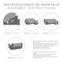 Funda para chaise longue de brazo corto izquierdo Eysa TURIN Gris Perla 100 x 110 x 350 cm de Eysa, Sofás - Ref: D1605872, Pr...