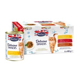 Aliments pour chat Sheba Nature's Collection Mix Poulet Saumon Thon Dinde 40 x 85 g | Tienda24 Tienda24.eu