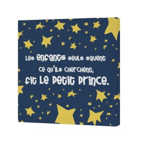 Toile HappyFriday LE PETIT PRINCE Multicouleur 28 x 3 x 28 cm de HappyFriday, Impressions sur toile - Réf : D1609492, Prix : ...