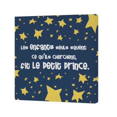 Lienzo HappyFriday LE PETIT PRINCE Multicolor 28 x 3 x 28 cm de HappyFriday, Impresiones sobre lienzo - Ref: D1609492, Precio...