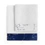 Ensemble de serviettes de toilette HappyFriday Blanc Cosmos Multicouleur 2 Pièces de HappyFriday, Serviettes de bain - Réf : ...