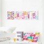 Toile HappyFriday MOSHI MOSHI Multicouleur 28 x 3 x 28 cm de HappyFriday, Impressions sur toile - Réf : D1614725, Prix : 10,4...