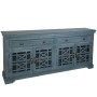 Buffet Romimex Bleu Bois de manguier 40 x 85 x 180 cm de Romimex, Buffets, crédences et vaisseliers - Réf : D1617973, Prix : ...