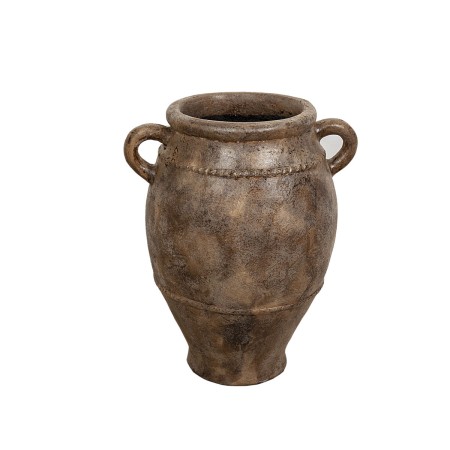 Buy Vase Alexandra House Living Brown Terracotta