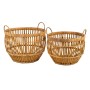 Set of Baskets Romimex 834000 Brown wicker MDF Wood 2 Pieces | Tienda24 - Global Online Shop Tienda24.eu