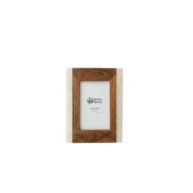 Photo frame Romimex Brown Wood Marble 17 x 22 x 2 cm by Romimex, Table and wall frames - Ref: D1619998, Price: 22,16 €, Disco...