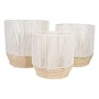 Conjunto de vasos Romimex Branco Corda (3 Peças) de Romimex, Vasos - Ref: D1620158, Preço: 51,99 €, Desconto: %