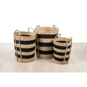 Korbsatz Alexandra House Living 03847 Braun Holz korb Rattan (3 Stück) | Tienda24 - Global Online Shop Tienda24.eu