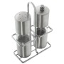 Salt and pepper set Alexandra House Living 81285 Grey Steel 10 x 16 x 4 cm by Alexandra House Living, Dispensers for dressing...