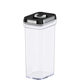 Tin Alexandra House Living 82045 Black Transparent Acrylic Plastic Melamin 1,7 L by Alexandra House Living, Food storage - Re...