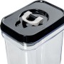 Tin Alexandra House Living 82045 Black Transparent Acrylic Plastic Melamin 1,7 L by Alexandra House Living, Food storage - Re...