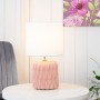 Lampada da tavolo Alexandra House Living Rosa Ceramica 40 W 17 x 30 x 17 cm di Alexandra House Living, Lampade da tavolo e ab...