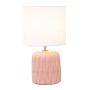 Desk lamp Alexandra House Living Pink Ceramic 40 W 17 x 30 x 17 cm by Alexandra House Living, Bedside and Table Lamps - Ref: ...