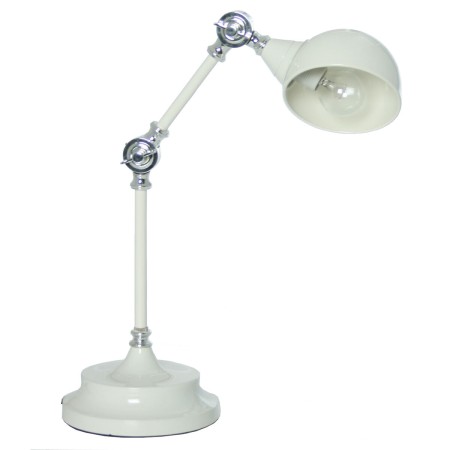 Flexo/Desk lamp Alexandra House Living White Metal 25 W 35 x 45 x 15 cm by Alexandra House Living, Bedside and Table Lamps - ...