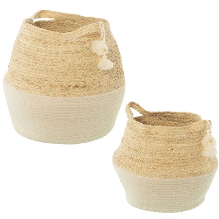 Korbsatz Alexandra House Living 03770 Braun korb Rattan Naturfaser (2 Stück) | Tienda24 - Global Online Shop Tienda24.eu