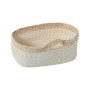 Juego de Cestos Alexandra House Living 03775 Blanco Mimbre Ratán Fibra natural (3 Unidades) | Tienda24 - Global Online Shop Tienda24.eu