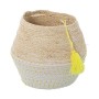 Set of Baskets Alexandra House Living 03777 White wicker Rattan Natural Fibre (2 Units) | Tienda24 - Global Online Shop Tienda24.eu