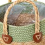 Conjunto de Cestos Alexandra House Living 03786 Castanho Verde vime Rotim Fibra natural (3 Unidades) | Tienda24 - Global Online Shop Tienda24.eu