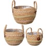 Juego de Cestos Alexandra House Living 03787 Marrón Mimbre Ratán Fibra natural (3 Unidades) | Tienda24 - Global Online Shop Tienda24.eu