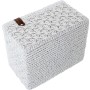 Set of Baskets Alexandra House Living 03815 White wicker Rattan Natural Fibre (3 Units) | Tienda24 - Global Online Shop Tienda24.eu