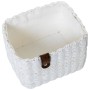 Conjunto de Cestos Alexandra House Living 03817 Branco vime Rotim Fibra natural (3 Unidades) | Tienda24 - Global Online Shop Tienda24.eu