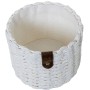 Conjunto de Cestos Alexandra House Living 03818 Branco vime Rotim Fibra natural (3 Unidades) | Tienda24 - Global Online Shop Tienda24.eu