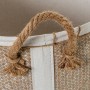 Set of Baskets Alexandra House Living 03825 White Brown wicker Rattan Natural Fibre (2 Units) | Tienda24 - Global Online Shop Tienda24.eu