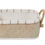 Set of Baskets Alexandra House Living 03826 White Brown wicker Rattan Natural Fibre (3 Units) | Tienda24 - Global Online Shop Tienda24.eu