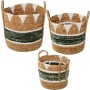 Set of Baskets Alexandra House Living 03840 Brown Wood wicker Rattan (3 Units) | Tienda24 - Global Online Shop Tienda24.eu