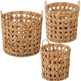 Korbsatz Alexandra House Living 03786 Braun grün korb Rattan Naturfaser (3 Stück) | Tienda24 - Global Online Shop Tienda24.eu