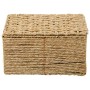 Set of Baskets Alexandra House Living 03851 Brown Wood wicker Rattan (3 Units) | Tienda24 - Global Online Shop Tienda24.eu