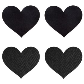 Nipple shield Peekaboo Black One size Hearts | Tienda24 Tienda24.eu