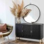 Credenza Alexandra House Living Nero Legno MDF 37 x 80 x 118 cm di Alexandra House Living, Credenze e buffet - Rif: D1630816,...