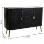 Credenza Alexandra House Living Nero Legno MDF 37 x 80 x 118 cm di Alexandra House Living, Credenze e buffet - Rif: D1630816,...