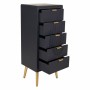 Chest of drawers Alexandra House Living Golden Dark grey MDF Wood 36 x 100 x 42 cm | Tienda24 - Global Online Shop Tienda24.eu