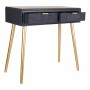 Hall Table with Drawers Alexandra House Living Grey Golden MDF Wood 41 x 78 x 82 cm | Tienda24 - Global Online Shop Tienda24.eu