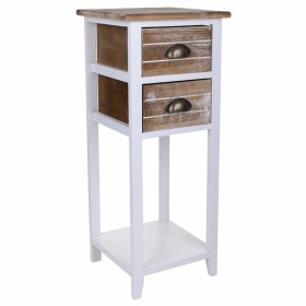 Mesa de Cabeceira Creme Natural Madeira de abeto Madeira MDF 56 x 36 x 68 cm | Tienda24 - Global Online Shop Tienda24.eu