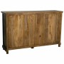 Credenza Alexandra House Living Nero Legno Vetro 40 x 100 x 160 cm di Alexandra House Living, Credenze e buffet - Rif: D16326...