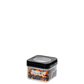 Tin Alexandra House Living 82013 Black Transparent Acrylic Plastic Melamin 370 ml by Alexandra House Living, Food storage - R...