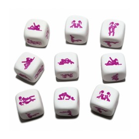 Jogo de Dados Erótico Divertysex Branco 25 Unidades de Divertysex, Kits - Ref: M0401421, Preço: 47,67 €, Desconto: %