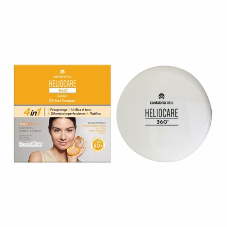 Protezione Solare Colorata Heliocare 360 Compact Oil-Free Beige SPF 50+ 10 g di Heliocare, Filtri solari - Rif: M0122288, Pre...