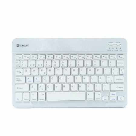 Teclado Bluetooth Subblim SUB-KBT-SM0001 Prateado Qwerty espanhol de Subblim, Teclados - Ref: M0300462, Preço: 15,17 €, Desco...