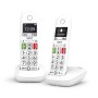 Téléphone Sans Fil Gigaset E290 Duo Blanc de Gigaset, Téléphones numériques et RNIS - Réf : M0300618, Prix : 65,13 €, Remise : %