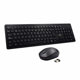 Clavier et souris sans fil Ewent EW3256 2.4 GHz Noir Espagnol Qwerty QWERTY de Ewent, Claviers - Réf : M0302511, Prix : 20,42...