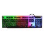 Clavier The G-Lab Keyz Neon Noir Espagnol Qwerty QWERTY de The G-Lab, Claviers - Réf : M0303896, Prix : 28,12 €, Remise : %