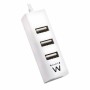 Hub USB Ewent EW1122 Blanc 3600 W de Ewent, Hubs USB - Réf : M0303923, Prix : 6,27 €, Remise : %