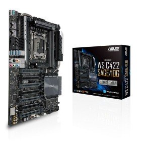 Motherboard Asus WS C422 SAGE/10G LGA 2066 by Asus, Base plates - Ref: M0304386, Price: 995,88 €, Discount: %