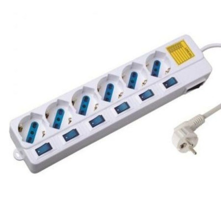 Multiprise 6 Prises avec Interrupteur Ewent EW3932 1,5 m 2500W (1,5 m) de Ewent, Multiprises - Réf : M0305685, Prix : 16,64 €...